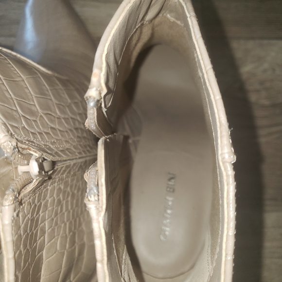 Gianni Bini Crop Leather Booties - Picture 10 of 15